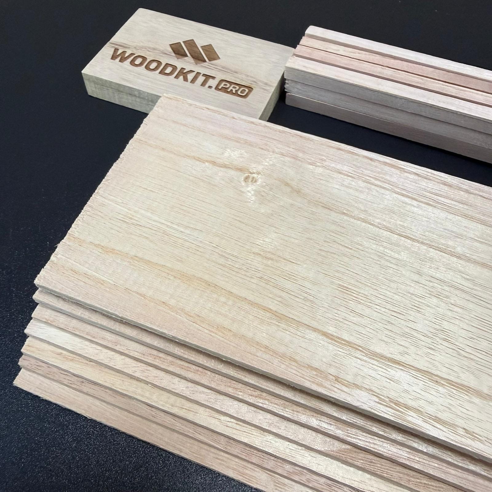WOODKIT.PRO | Paulownia Surfboard Kit | WOODKIT.PRO USA — Made for Builders |4 Paulownia strips planed and cut to size