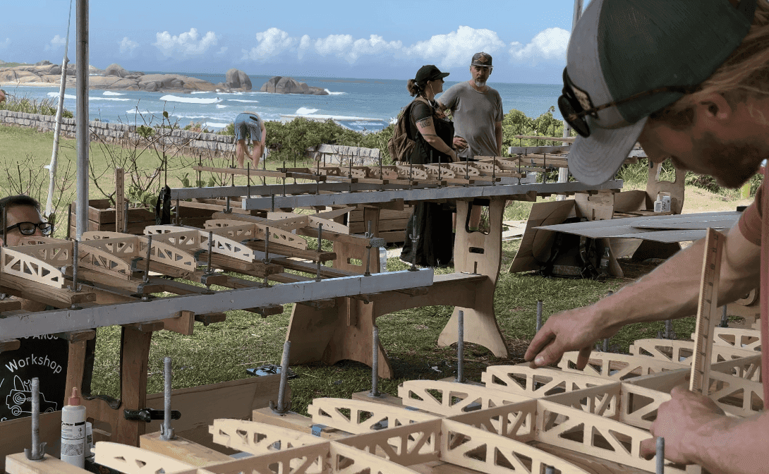 WOODKIT.PRO | WOODKIT.PRO • Build your own surfboard. |9 Group build by the coast