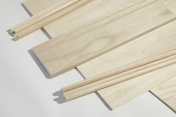 WOODKIT.PRO | PAULOWNIA |12 Material de Paulownia para configuración específica